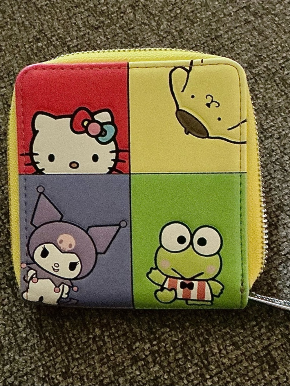 Loungefly Sanrio Multicharacter Patchwork Zip Wallet